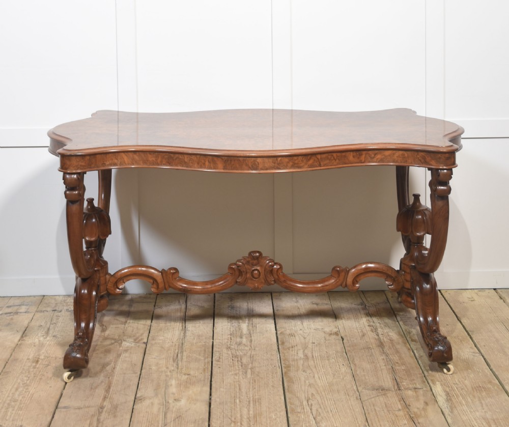 Walnut hall table View VI