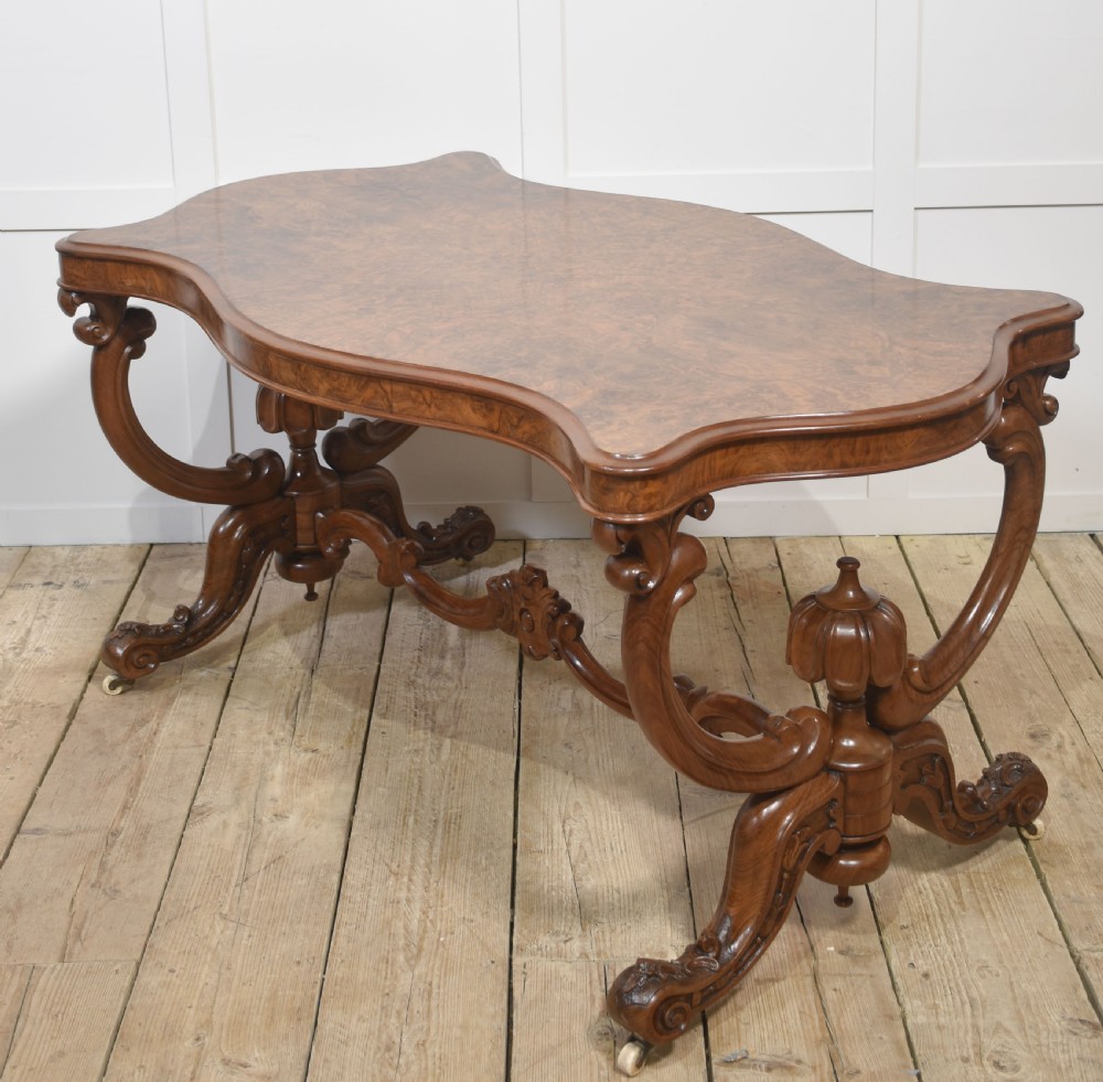 Walnut hall table View XII