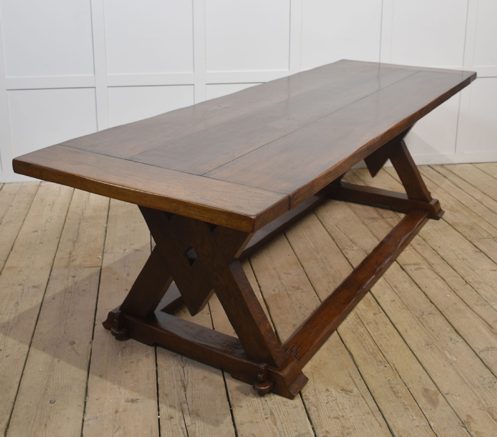 Oak refectory table
