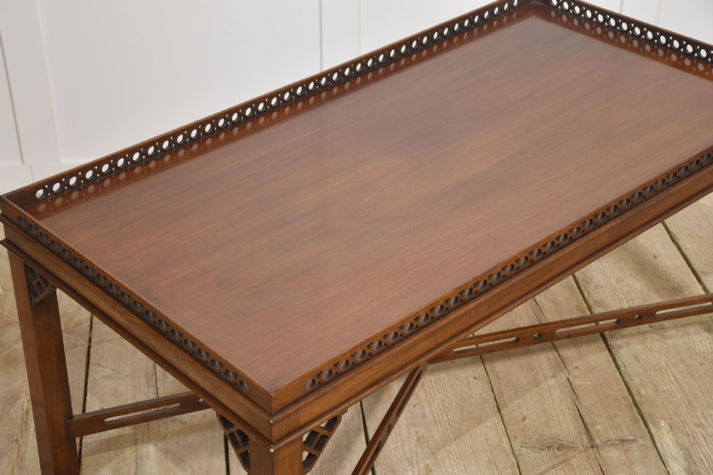 Mahogany coffee table View II