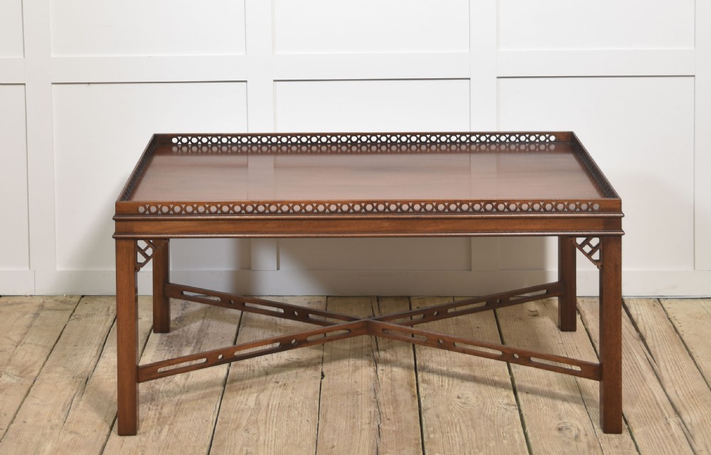 Mahogany coffee table View VI