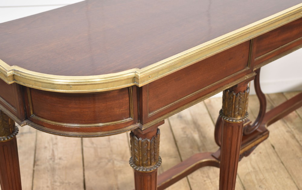 Mahogany Long Console Table,in the French Empire Revival Style View XV