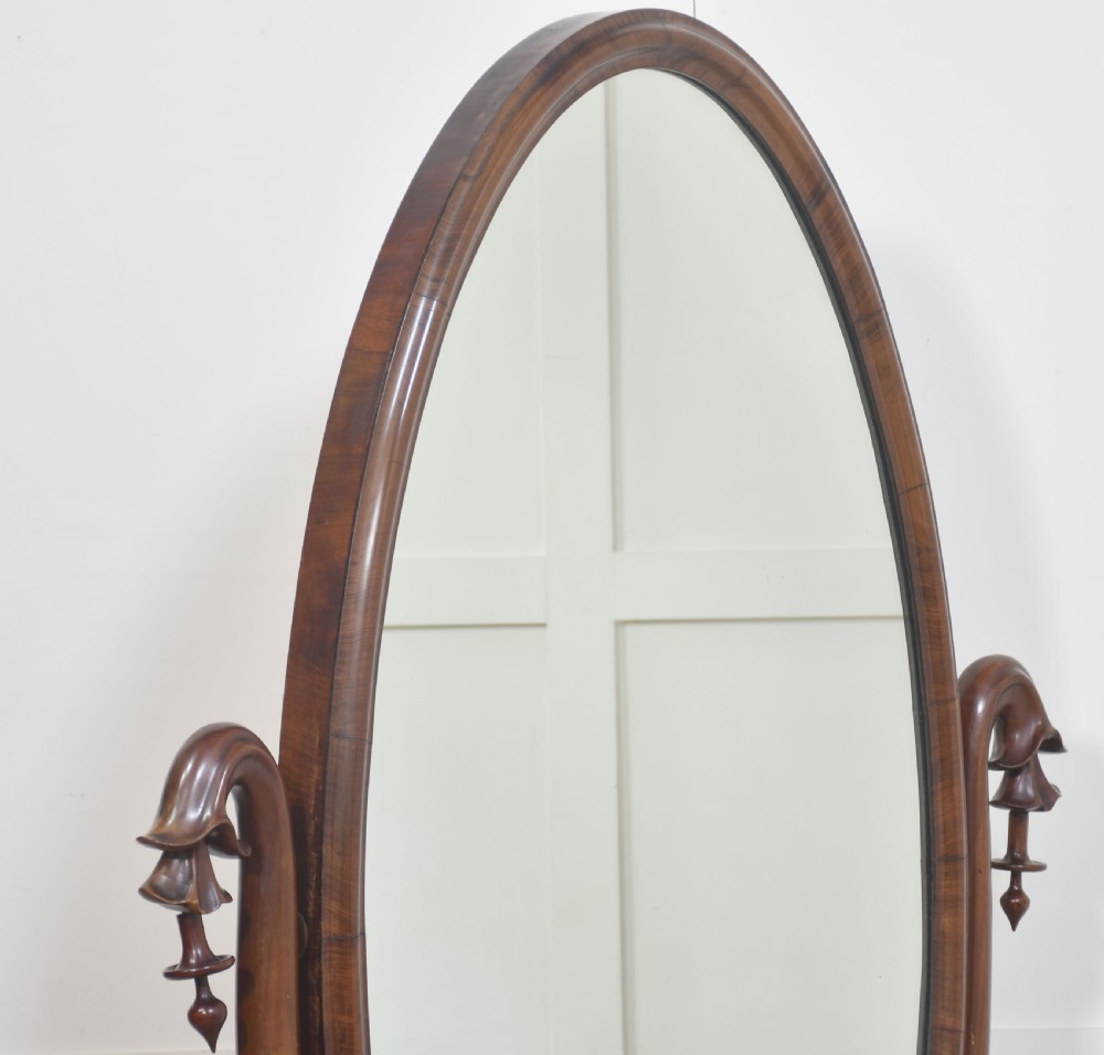 19th-century cheval mirror View III