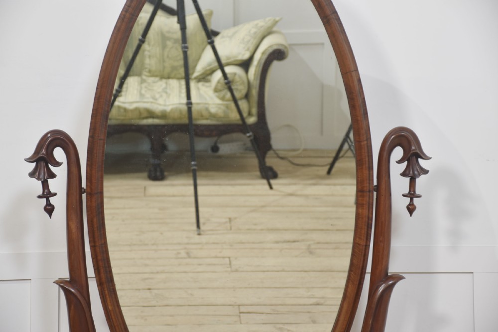 19th-century cheval mirror View VI