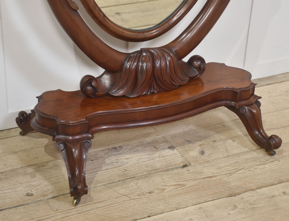19th-century cheval mirror View VIII
