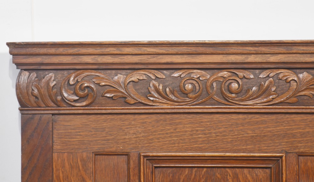 Carved Oak Settle View II