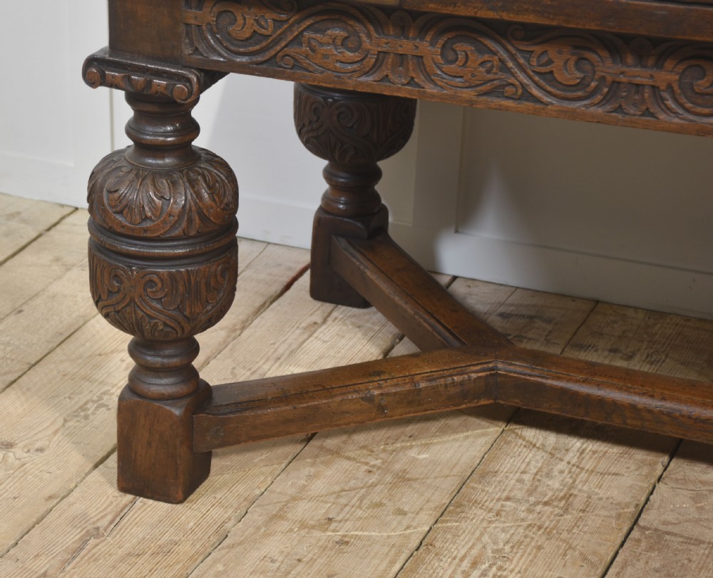 Oak Refectory Table View III