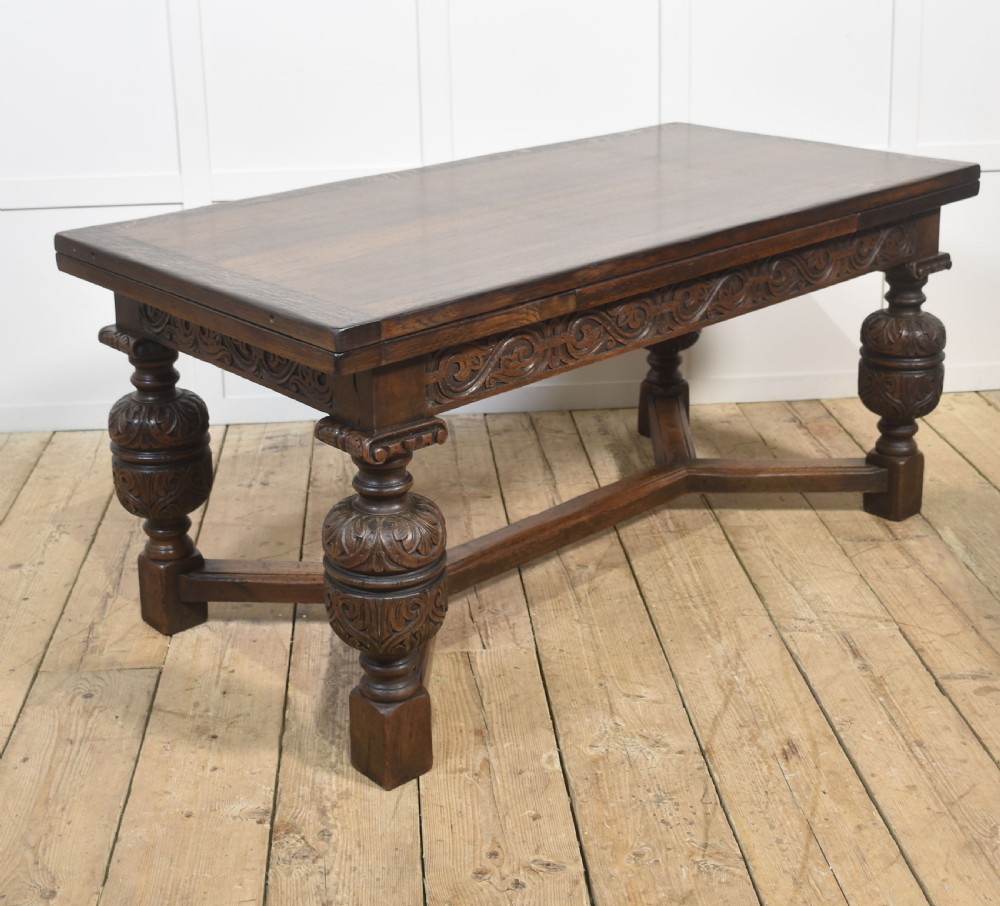 Oak Refectory Table View IV