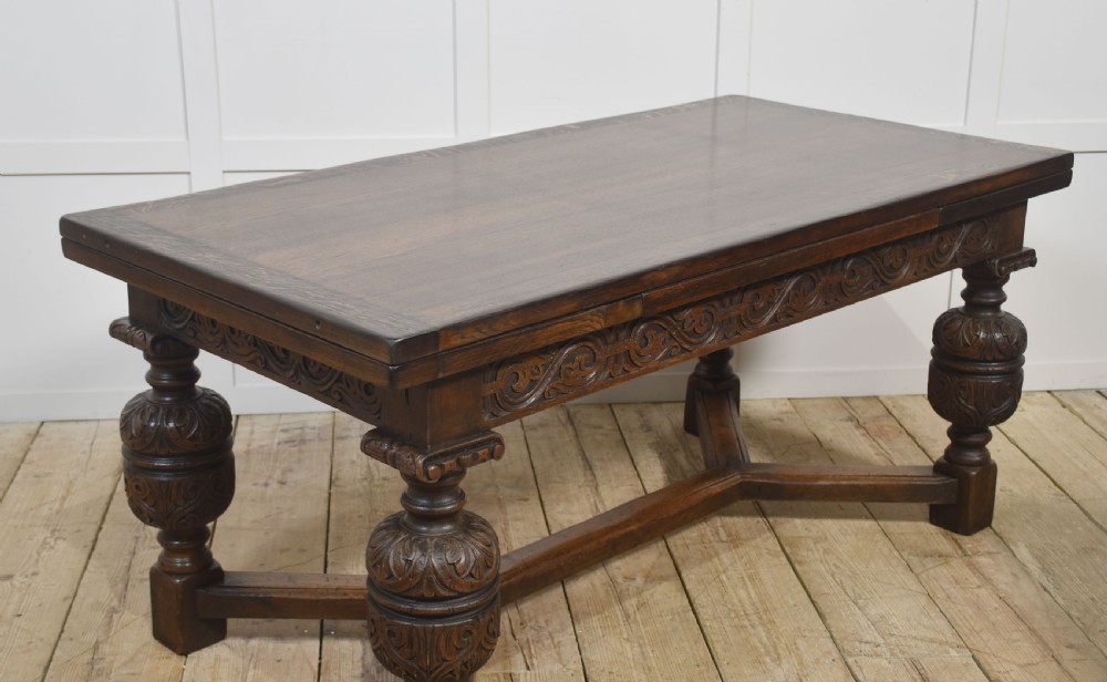 Oak Refectory Table View VII