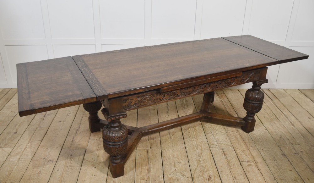 Oak Refectory Table View VIII