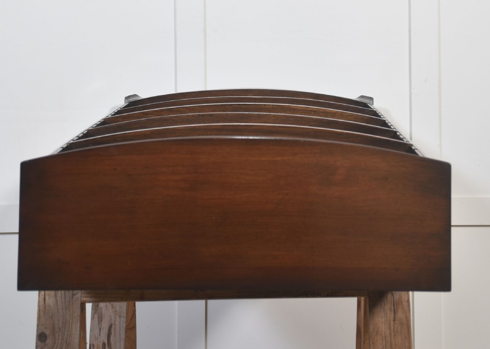 Mahogany inlaid open bookcase View XII