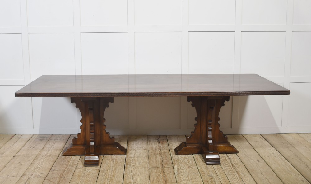 Gothic Revival Refectory Dining Table View III