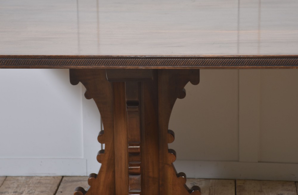 Gothic Revival Refectory Dining Table View IV