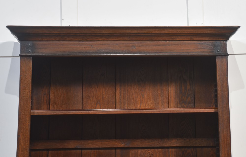 Solid Oak Open Bookcase View II