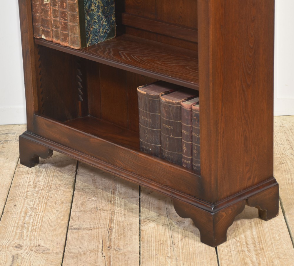 Solid Oak Open Bookcase View VIII