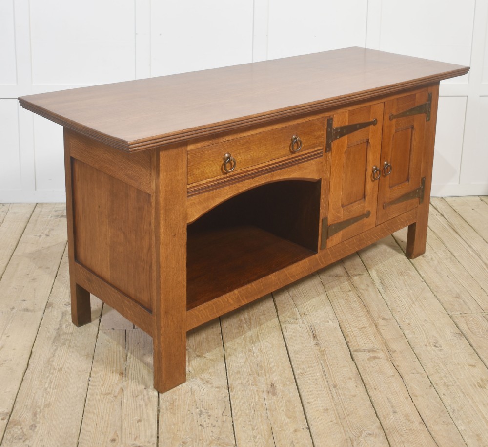 Arts and Crafts Solid Oak Sideboard