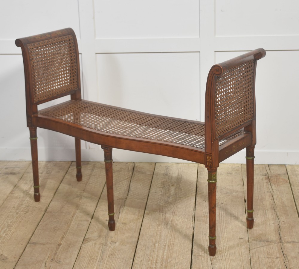 Satinwood Painted stool View VII