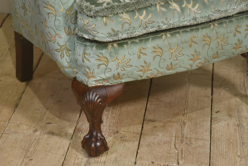 Pair of Early 20th-Century Wingback Armchairs View III