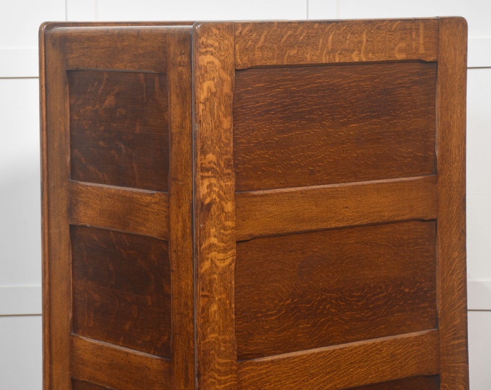 Antique Oak Filing Cabinet View V