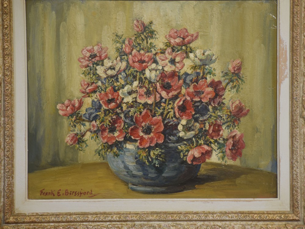 Oil on canvas Still Life of Flower View III