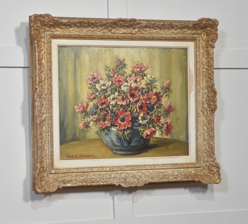 Oil on canvas Still Life of Flower View V