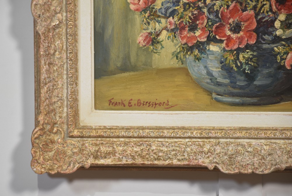 Oil on canvas Still Life of Flower View VI