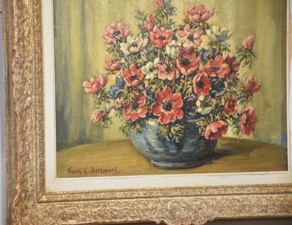 Oil on canvas Still Life of Flower View VII