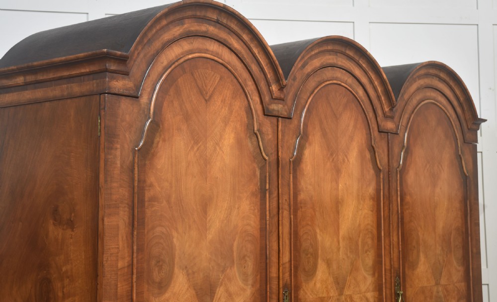 Queen Anne–Style Walnut Triple Wardrobe View VII