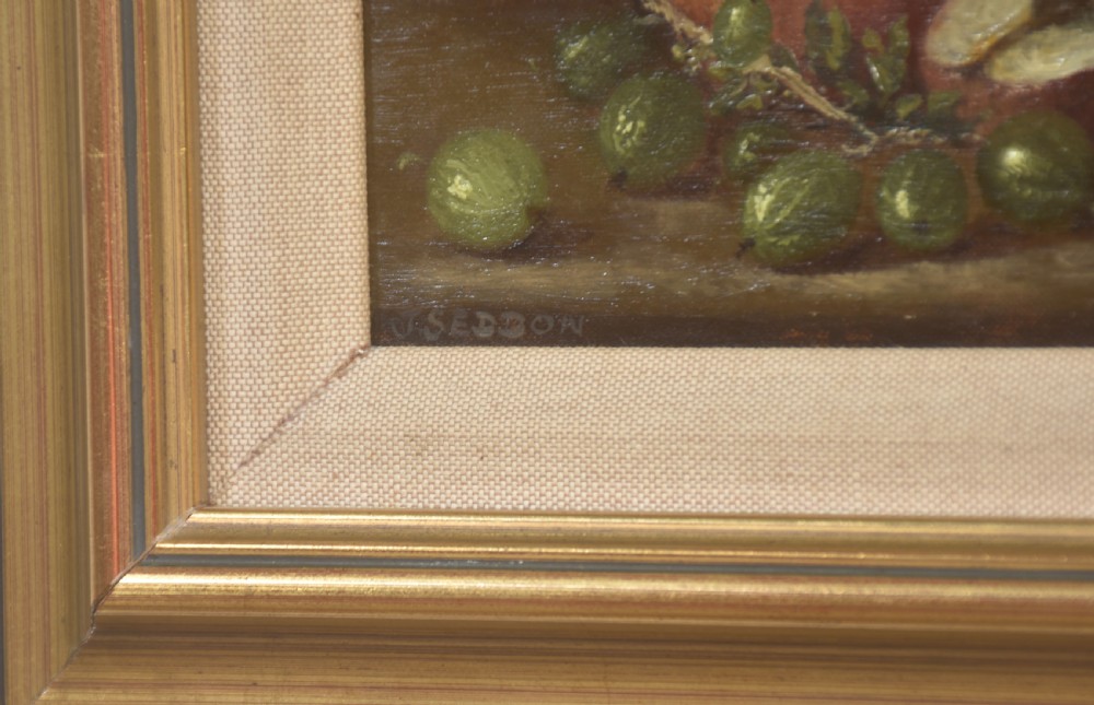 Oil on canvas Still Life with Fruit and Jug View IV