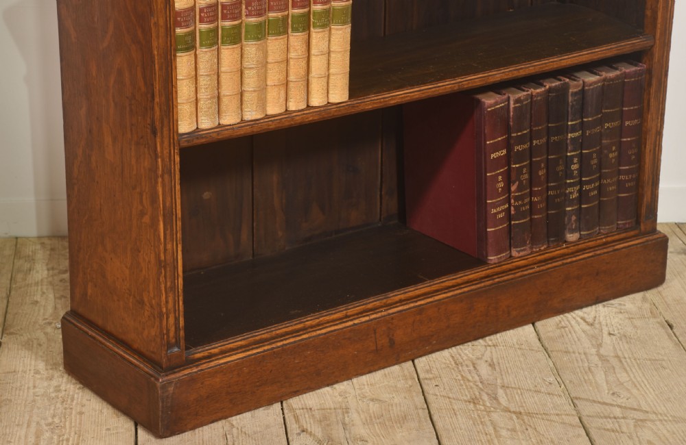 Late 19th Century Solid Oak Open Bookcase View III