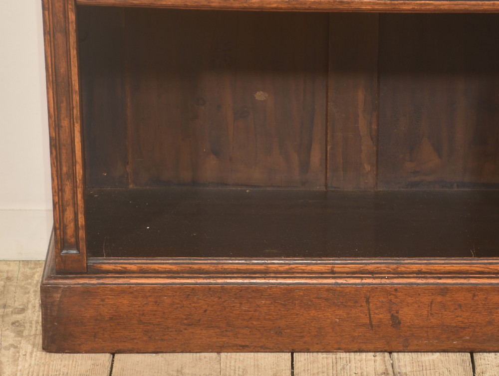 Late 19th Century Solid Oak Open Bookcase View IV