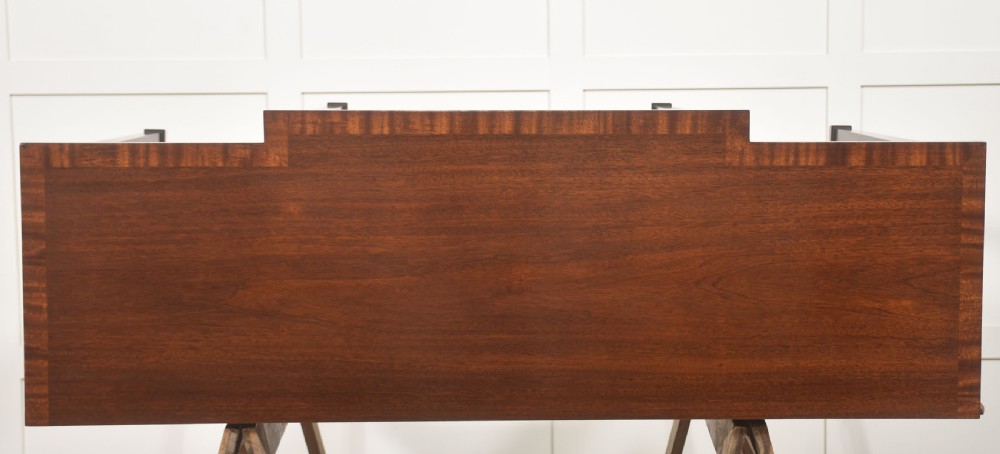 Mahogany Breakfront Three-Drawer Side Table View II
