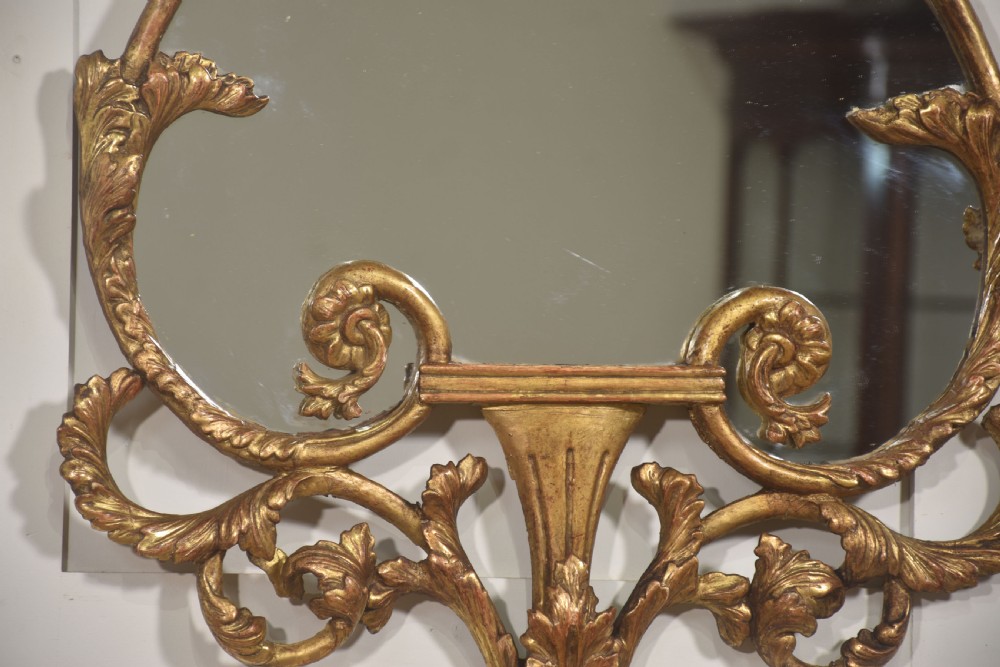 Pair of 19th Century Giltwood Rococo Revival Wall Mirrors View IX