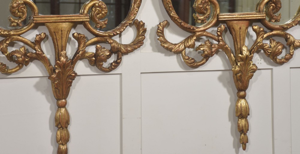 Pair of 19th Century Giltwood Rococo Revival Wall Mirrors View XI