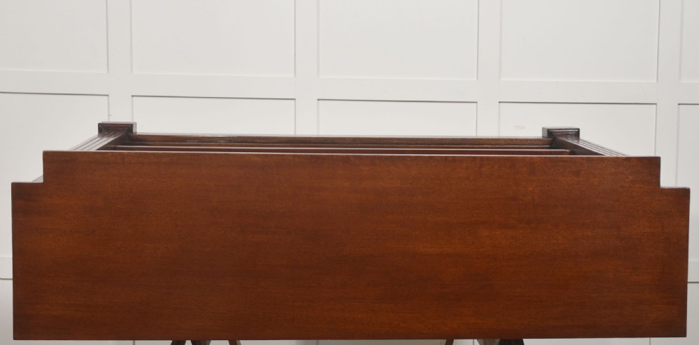 Pair of Low Mahogany Open Bookcases View XV