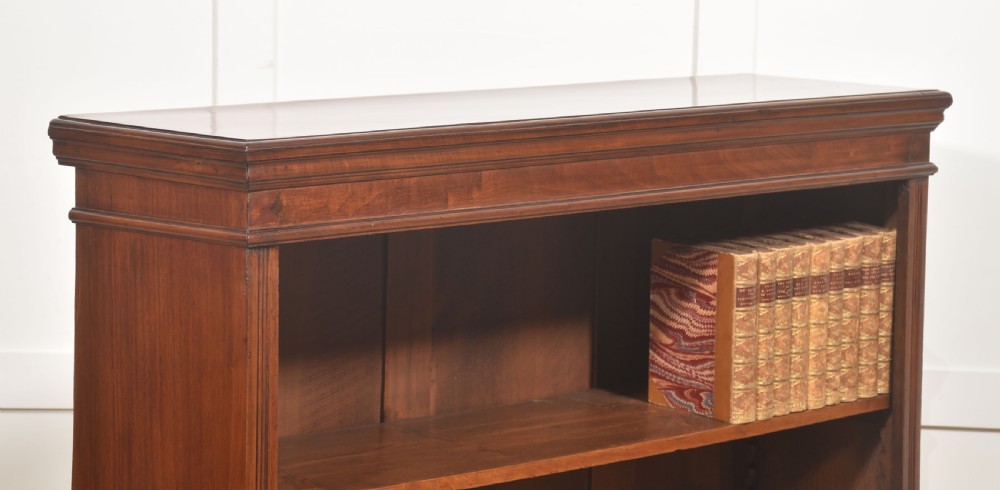 Walnut Open Bookcase View III