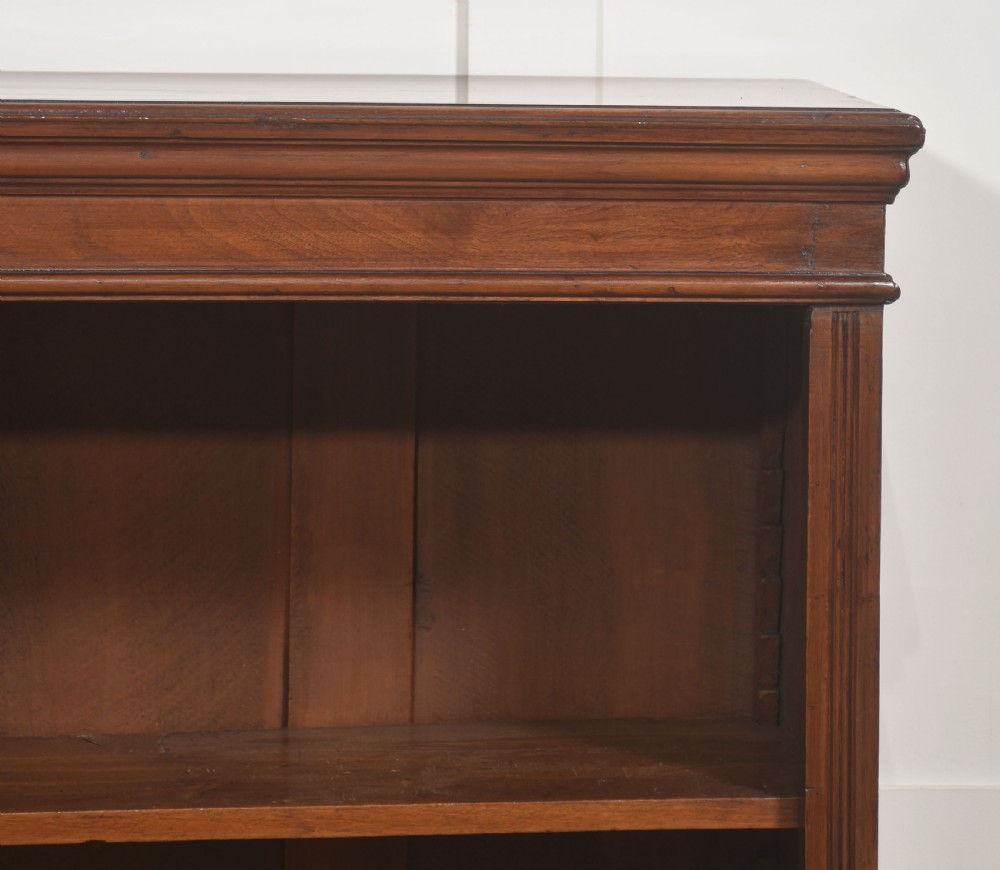 Walnut Open Bookcase View VI