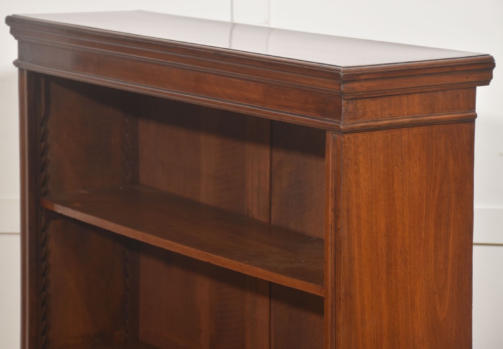 Walnut Open Bookcase View IX