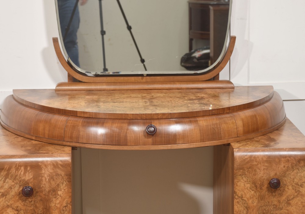 Art Deco Burr Walnut Dressing Table View II