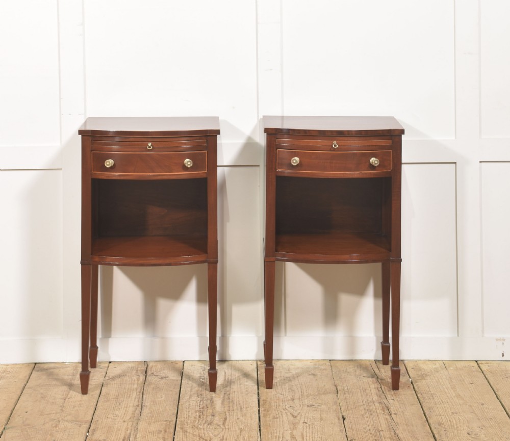 Pair of Mahogany Bedside Cabinets