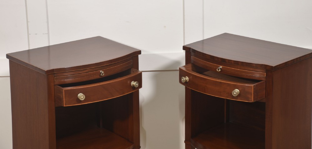 Pair of Mahogany Bedside Cabinets View V