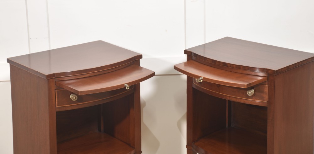 Pair of Mahogany Bedside Cabinets View VII