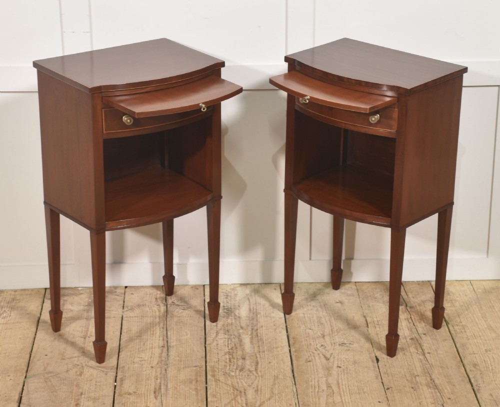 Pair of Mahogany Bedside Cabinets View IX