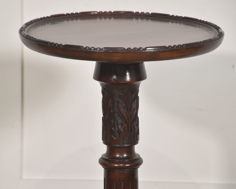 Mahogany Pedestal / Plant Stand in the Georgian Taste View VI