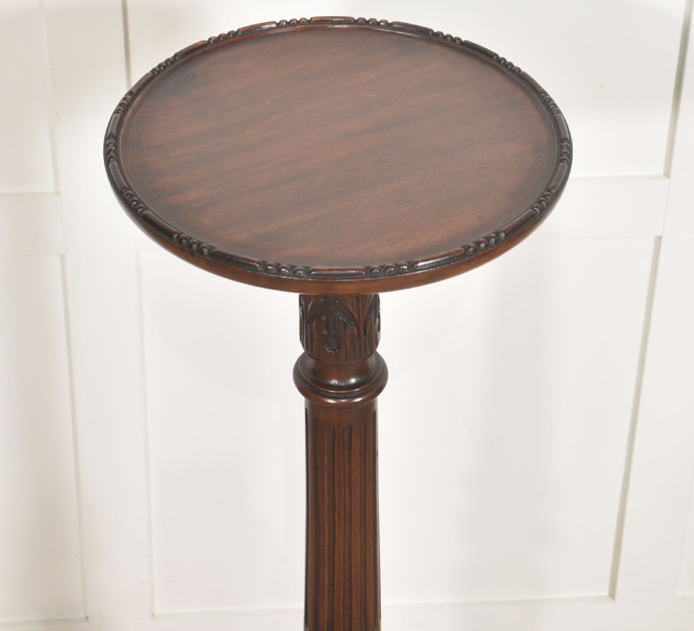 Mahogany Pedestal / Plant Stand in the Georgian Taste View VIII