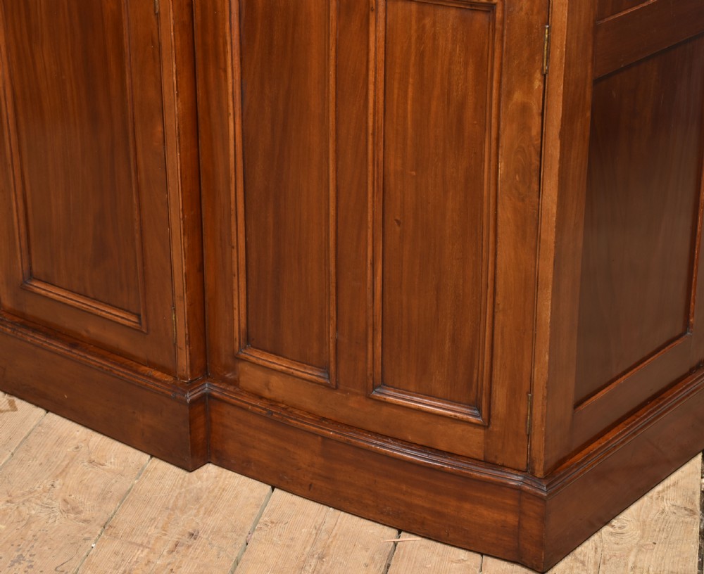 Inlaid Mahogany Four-Door Breakfront Wardrobe View XV