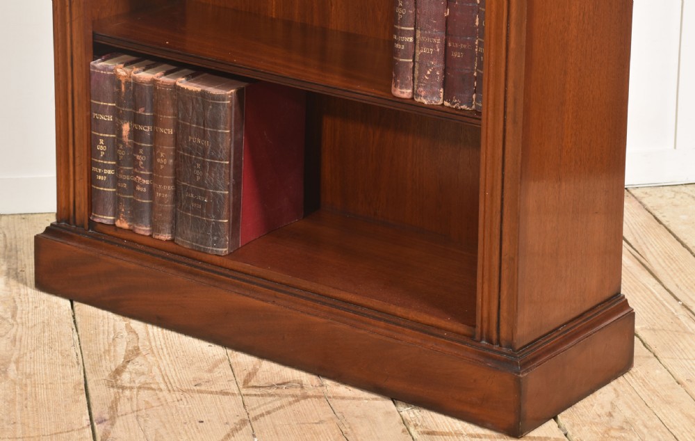 Pair Of Tall Mahogany Open Bookcases View V