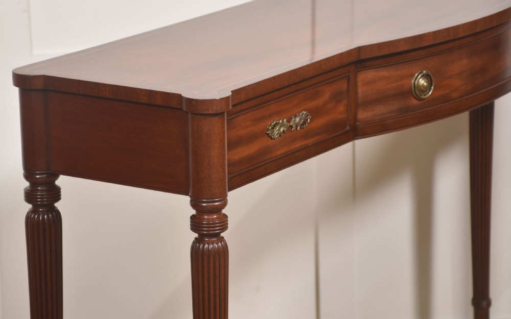 Georgian Style Mahogany Console Table View IV