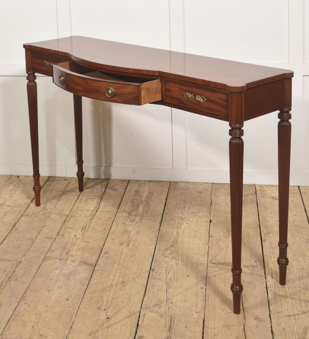 Georgian Style Mahogany Console Table View X