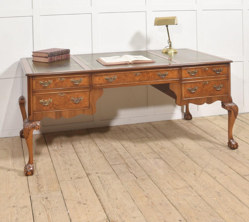 Fine Quality Burr Walnut Writing Table View III
